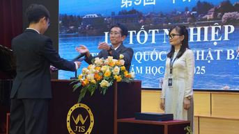 Hiệu trưởng Trường Quốc tế Nhật Bản khuyên học sinh đừng so sánh mình với ai