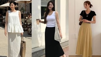 10 cách mặc chân váy dài nhẹ mát và đẹp ngẩn ngơ trong mùa hè