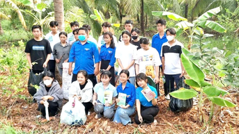 Thanh niên xã Phước Long tích cực tham gia xây dựng nông thôn mới