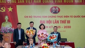 Chi bộ Trung tâm Chứng thực điện tử quốc gia: Tiên phong kiến tạo hạ tầng số tin cậy