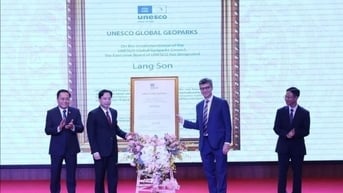 UNESCO trao Bằng công nhận Công viên địa chất toàn cầu Lạng Sơn