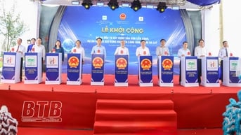 Khởi công dự án đầu tư xây dựng sân golf Cồn Vành và dự án đầu tư xây dựng khu bến cảng hàng lỏng Ba Lạt