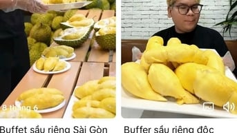 Buffet sầu riêng 199.000 đồng ăn trong 1 giờ "gây bão" mạng xã hội