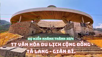 Khánh thành Trung tâm Văn hóa du lịch cộng đồng Tà Lang - Giàn Bí