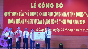 Đồng Tháp có 100% xã đạt chuẩn Nông thôn mới