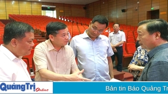 Phó Thủ tướng Chính phủ Trần Hồng Hà kiểm tra công tác chuẩn bị lễ công bố sáp nhập đơn vị hành chính