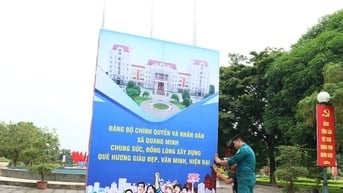 Xã Quang Minh mới sẵn sàng cho lễ ra mắt
