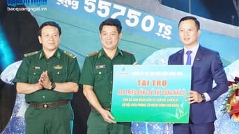 BSR tài trợ 10 nhà tình nghĩa tại Chương trình nghệ thuật “Màu lá rừng trên màu biển xanh”