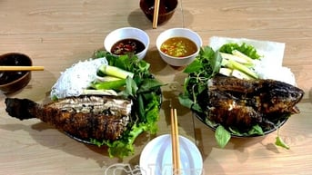 Tản mạn cá lóc nướng trui