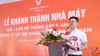 Vinatech Group khánh thành nhà máy sản xuất kệ tự động quy mô 20.000m2 tại Hòa Bình