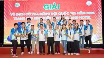 TP.HCM nhất toàn đoàn Giải cờ vua đồng đội quốc gia 2025