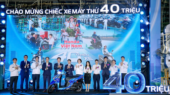 Công ty Honda Việt Nam xuất xưởng xe gắn máy thứ 40 triệu