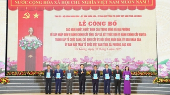 រូបភាពប្រធាន និងអនុប្រធានគណៈកម្មាធិការប្រជាជនខេត្ត An Giang សម្រាប់អាណត្តិឆ្នាំ 2021-2026