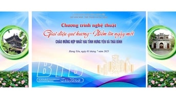 Chương trình nghệ thuật chào mừng hợp nhất hai tỉnh Hưng Yên - Thái Bình sẽ diễn ra tại công viên Kỳ Bá