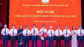 Sau sắp xếp, Ủy ban Trung ương MTTQ Việt Nam có 19 ban, đơn vị