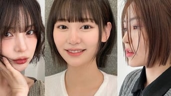 Cắt tóc ngắn, quan trọng nhất là chọn đúng kiểu: Gò má cao, mặt tròn nên cắt thế này để che bớt khuyết điểm