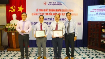 Bệnh viện Tim mạch An Giang đạt chuẩn của Hội tim Châu Âu về quản lý suy tim