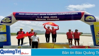 2 tuyển thủ Rowing người Quảng Trị đoạt 1 HCV, 2 HCB tại Giải đua thuyền Rowing vô địch Đông Nam Á năm 2025