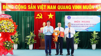 Ông Vũ Mạnh Chữ giữ chức Giám đốc BHXH khu vực XXIII Gia Lai-Bình Định