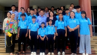 Gặp mặt, động viên VĐV tham gia Giải thể thao học sinh phổ thông toàn quốc năm 2025