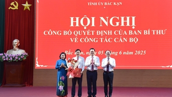 Ông Đinh Quang Tuyên giữ chức Phó Bí thư Tỉnh ủy Bắc Kạn