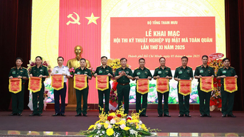 Khai mạc Hội thi kỹ thuật nghiệp vụ mật mã toàn quân lần thứ 11 năm 2025