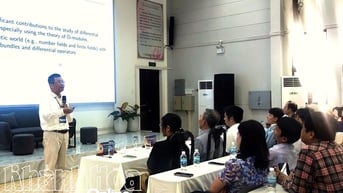 Giao lưu Toán học tại Trường Đại học Khánh Hòa