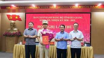 Ban Bí thư chuẩn y nhân sự tham gia Ban Thường vụ Tỉnh ủy Hà Giang