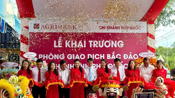 Agribank Chi nhánh Phú Quốc khai trương Phòng Giao dịch Bắc Đảo