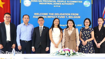 Quỹ Aquitara Impact Fund 1 (Vương quốc Bỉ) muốn phát triển hạ tầng kinh tế xanh, hiện đại và bền vững tại Đồng Nai