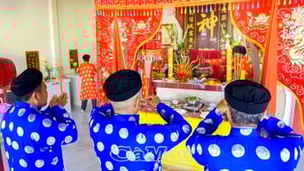Trang nghiêm lễ giỗ Đình thần Tân Nghĩa