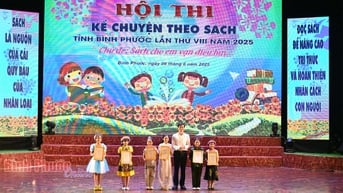 Bình Long nhất toàn đoàn thi kể chuyện theo sách tỉnh Bình Phước lần thứ VIII