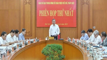 Phiên họp thứ nhất của Ban Chỉ đạo Trung ương về hoàn thiện thể chế, pháp luật
