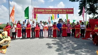 Khánh thành cầu Lương Thị Tú Anh