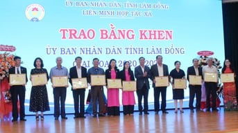 Liên minh Hợp tác xã tỉnh Lâm Đồng biểu dương điển hình tiên tiến giai đoạn 2020 - 2025