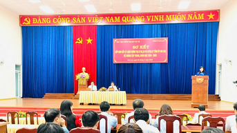 Sơ kết lớp cao cấp lý luận chính trị hệ không tập trung, khóa học (2024-2026)
