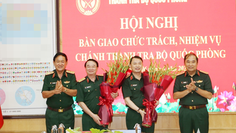Bàn giao chức trách, nhiệm vụ Chánh Thanh tra Bộ Quốc phòng