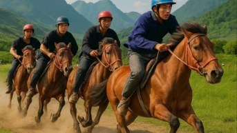 Bắc Hà sắp khai hội chung kết Giải đua ngựa truyền thống và màn múa gậy sinh tiền kỷ lục