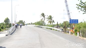 Tiền Giang: Hoàn thành, đưa vào sử dụng 4 cầu, cống trên đường tỉnh 861, 863