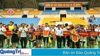 Gần 500 vận động viên tranh tài Giải Cầu lông vô địch các lứa tuổi