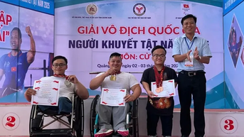 Đoàn TPHCM giành chiến thắng tại giải vô địch quốc gia cầu lông, bóng bàn, cử tạ, pickleball người khuyết tật năm 2025