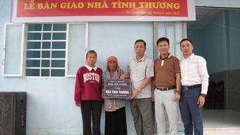 Ban Nội chính Tỉnh uỷ Lâm Đồng bàn giao nhà tình thương tại huyện Di Linh