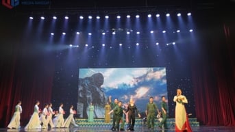Đoàn Quảng Ninh đoạt 4 huy chương tại Hội diễn nghệ thuật quần chúng ca khúc cách mạng 