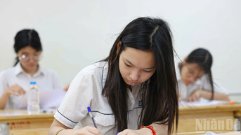 [Ảnh] Thí sinh tự tin trong Kỳ thi tuyển sinh vào lớp 10