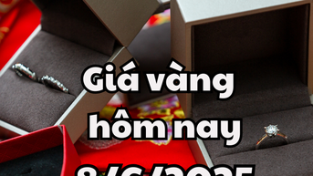 Giá vàng hôm nay 8/6/2025 giá vàng trong nước và thế giới chênh nhau hơn 10 triệu đồng/lượng