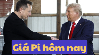 Giá Pi Network hôm nay 8/6/2025: Căng thẳng giữa Elon Musk và Donald Trump