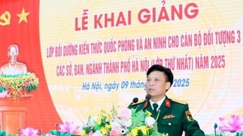 Hà Nội: Hơn 80 học viên tham gia bồi dưỡng kiến thức quốc phòng và an ninh đối tượng 3