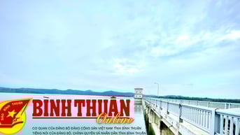 Xả lũ hồ Sông Lũy vào chiều ngày 10/6 do mưa lớn