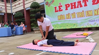 Trường Tiểu học Phan Chu Trinh tổ chức Lễ phát động Mùa hè vì trẻ em năm 2025
