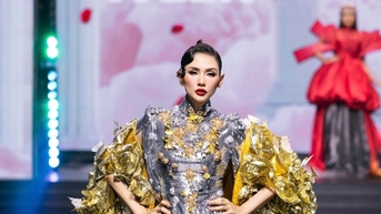 Võ Hoàng Yến diễn vedette với 'tuyệt tác' của NTK Thanh Hương Bùi